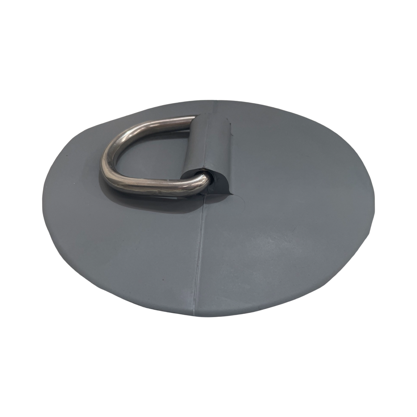 50mm Rubber D-Ring, Grey