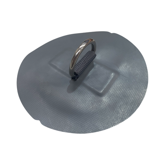 25mm Webbed D-Ring, Grey